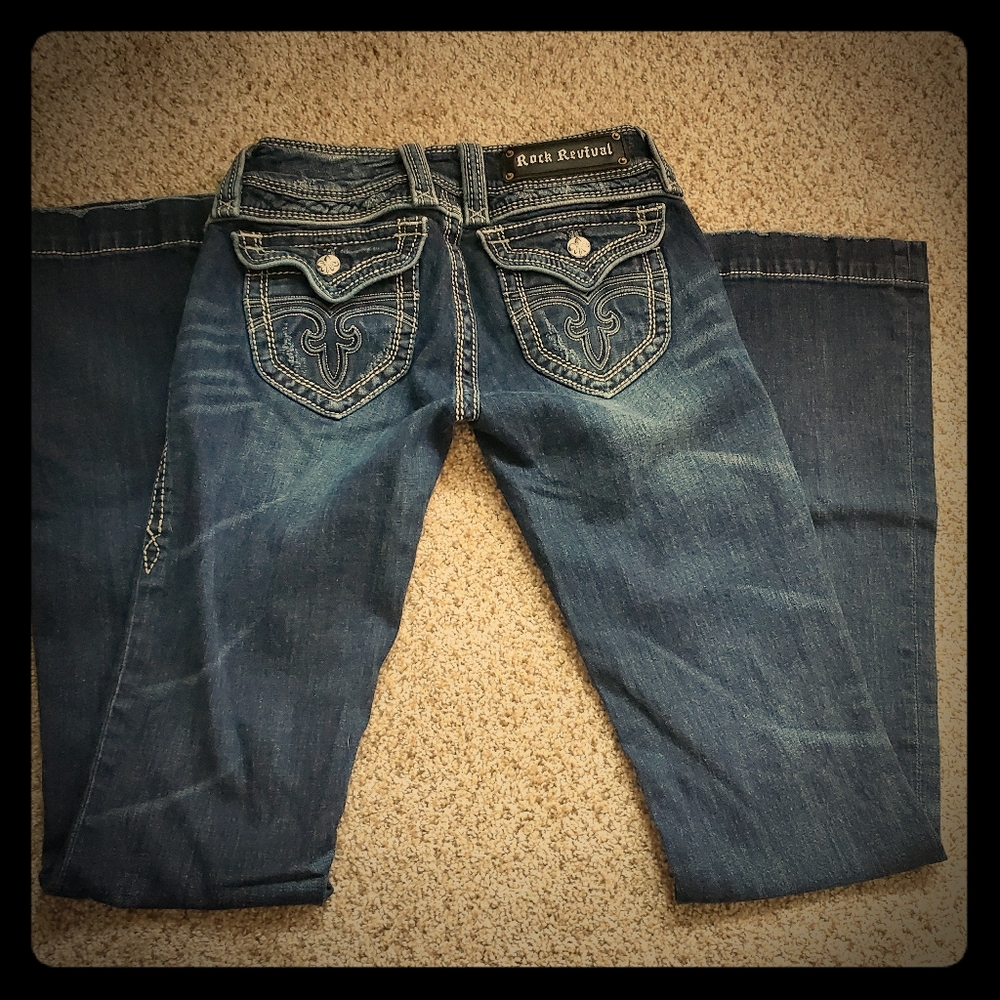 EUC Women's Rock Revival Elizabeth Wide size 25L